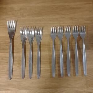 Lot of 9 WMF Cromargan Laurel Germany Forks Salad Pastry Cocktail Seafood